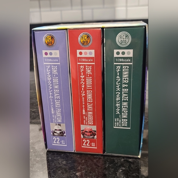 NWOT - Gundam SEED Destiny HCM Pro 1/200 Scale 3-Box Collectible Z.A.K.U. Set - Picture 14 of 15